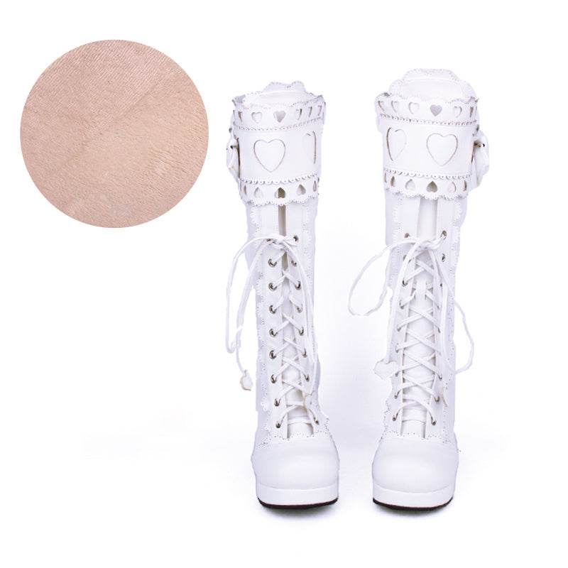 Tall Lolita Princess Boots - Mubimart
