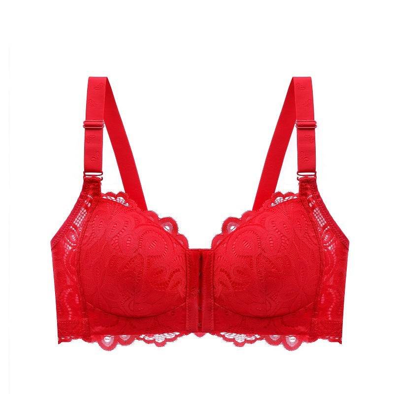 Lace Plus Size Thin Bra Comfortable Plus Size Underwear - Mubimart