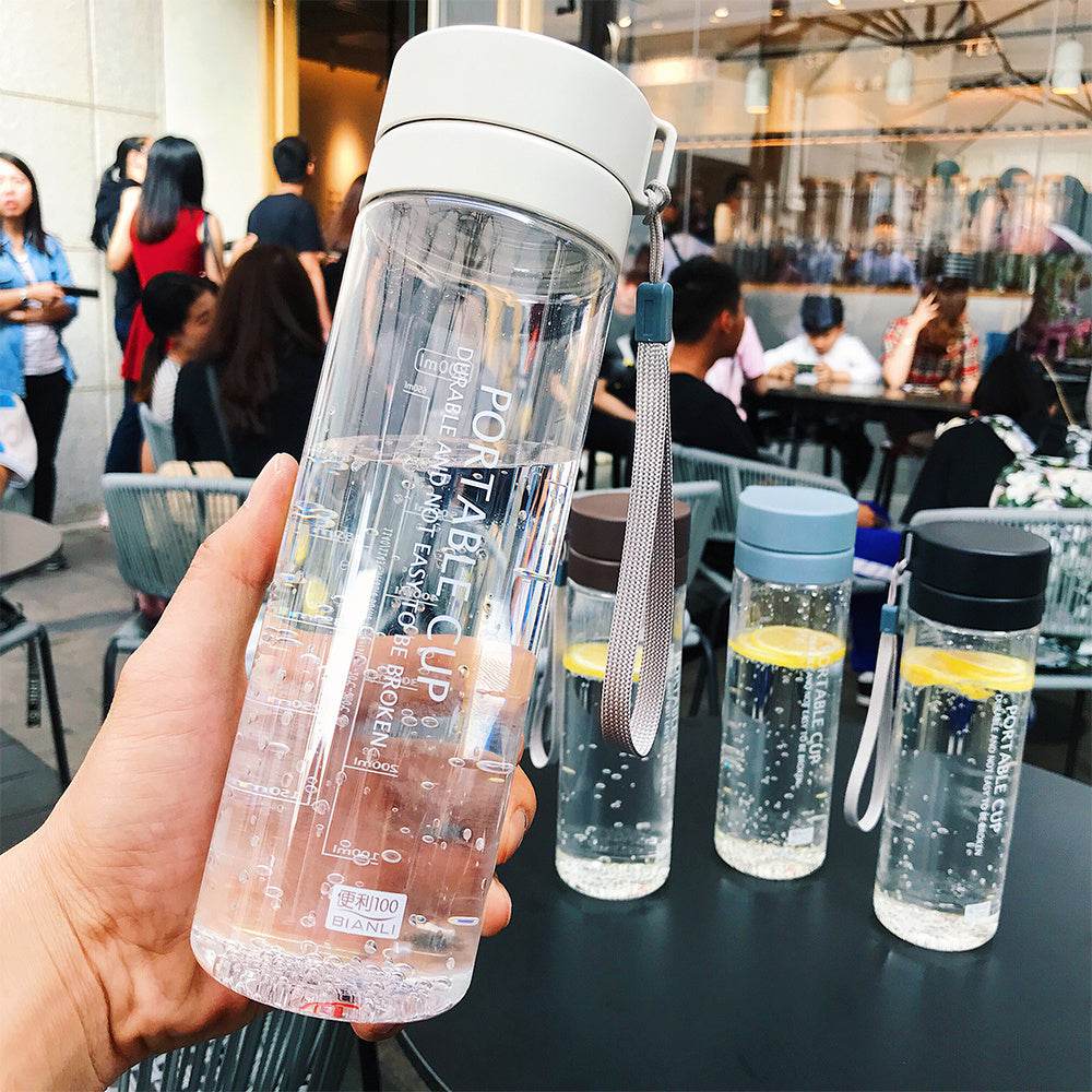 Simple water cup sports large capacity plastic cup - Mubimart