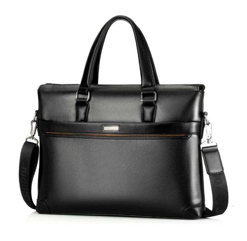 Men's diagonal handbag briefcase - Mubimart