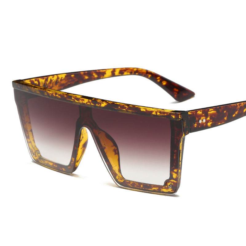 Oversized Square Unisex Fashion Sunglasses - Mubimart