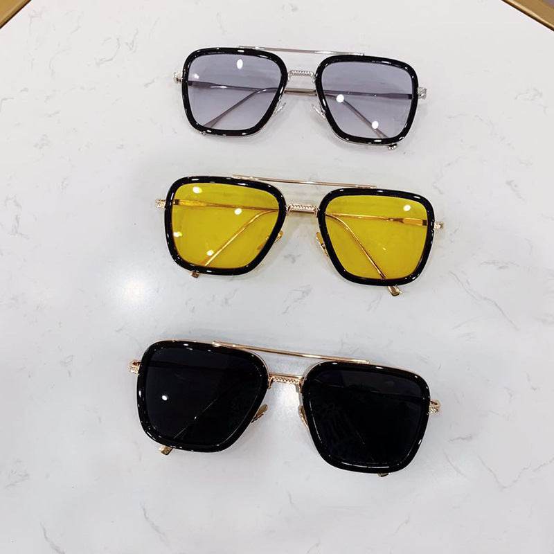 Sunglasses retro men and women shade sunglasses - Mubimart