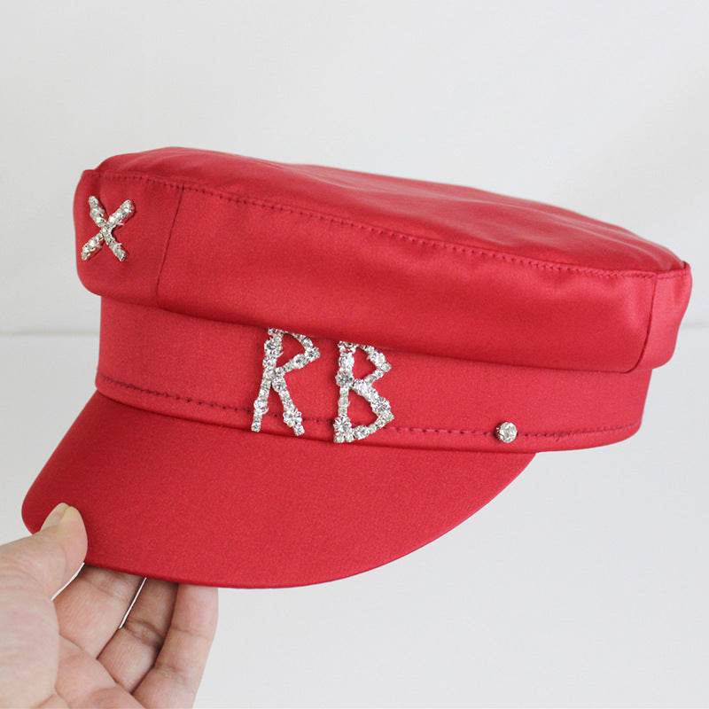 Navy Hat Fashion Outdoor Newspaper Boy Hat Cap - Mubimart