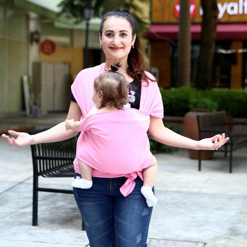 Baby sling solid color baby carrier - Mubimart