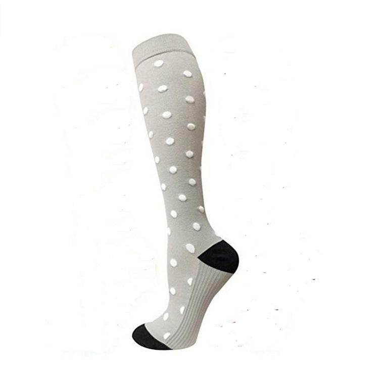 Jacquard Compression Socks, Running Basketball Sports Socks - Mubimart