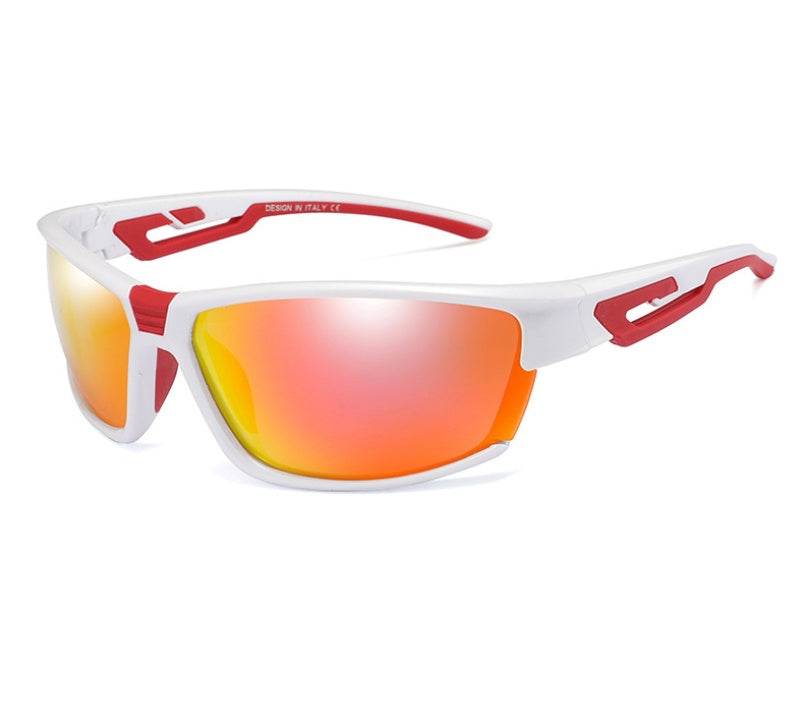 Men Polarized Sunglasses Designer Vintage Men Square Coating Driving Sun Glasses - Mubimart