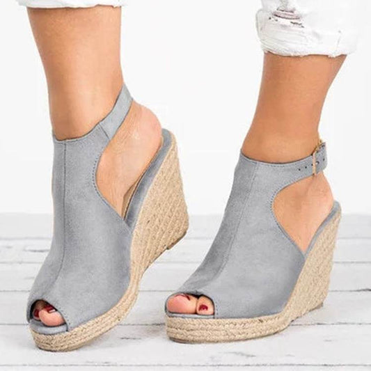Fashion Women Platform Sandals Peep Toe Spartan Sandals Women Summer Wedges High Heel Shoes - Mubimart