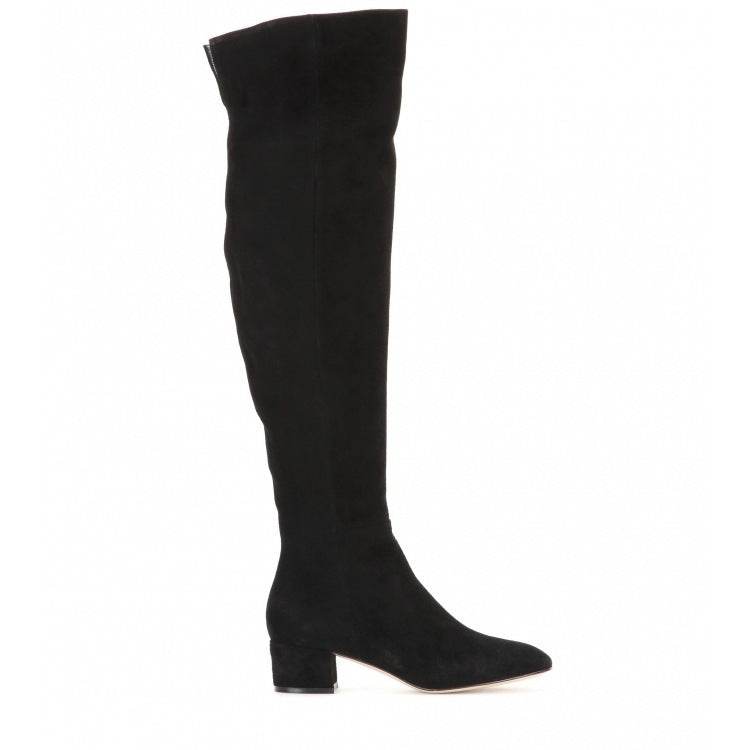 Mid-heel over the knee boots - Mubimart