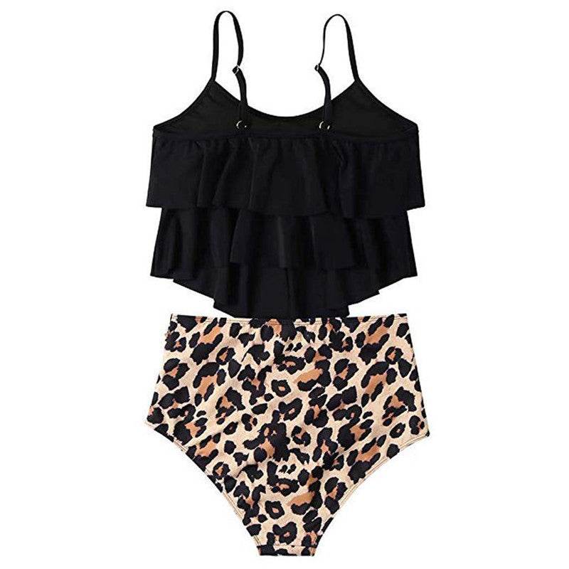 Ruffled bikini swimsuit - Mubimart
