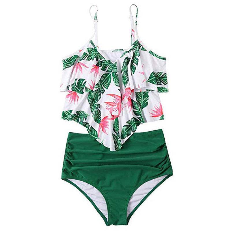 Ruffled bikini swimsuit - Mubimart