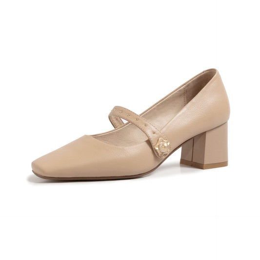 Vintage Mary Jane high heels - Mubimart