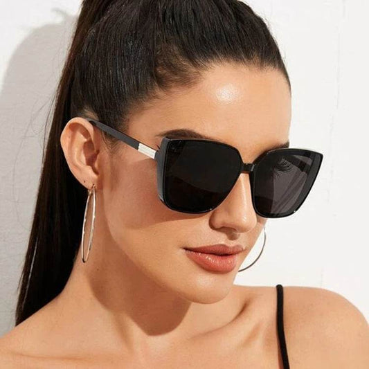 Glasses cat eye sunglasses - Mubimart