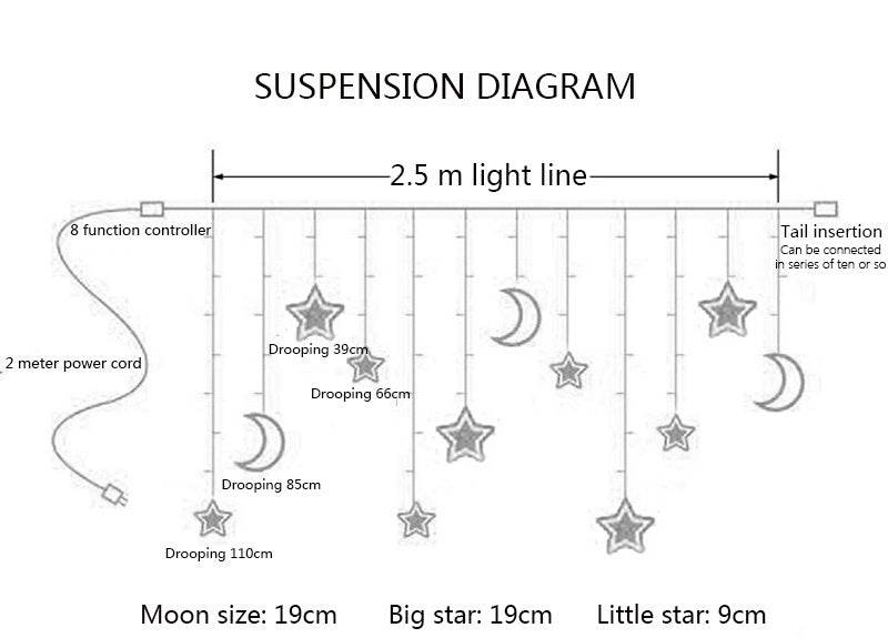 Moon Star Lamp - Mubimart