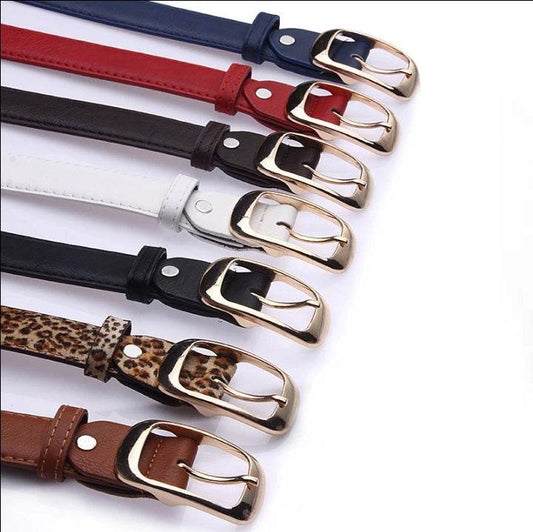 Korean women's casual versatile belts Women's Japanese buckle waistband Fashion trend versatile decorative belt - Mubimart