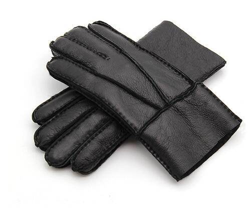 Men's Gloves Sheepskin Fur Gloves - Mubimart