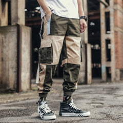 Pocket Contrast Cargo Pants