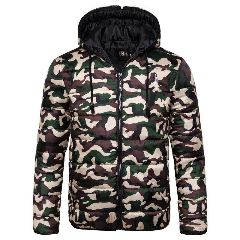 Pure color coat jacket cotton coat - Mubimart