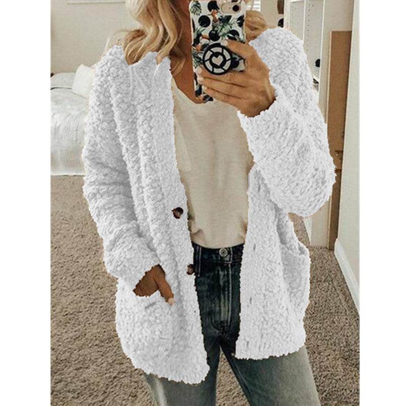 Casual sweater coat plus size top - Mubimart