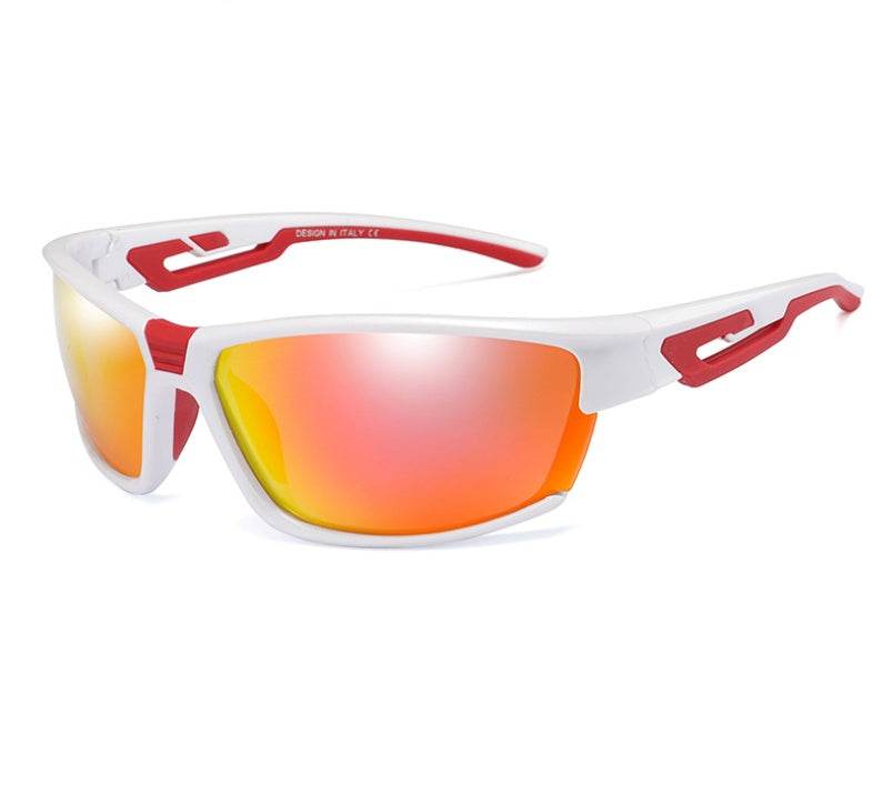 Men Polarized Sunglasses Designer Vintage Men Square Coating Driving Sun Glasses - Mubimart