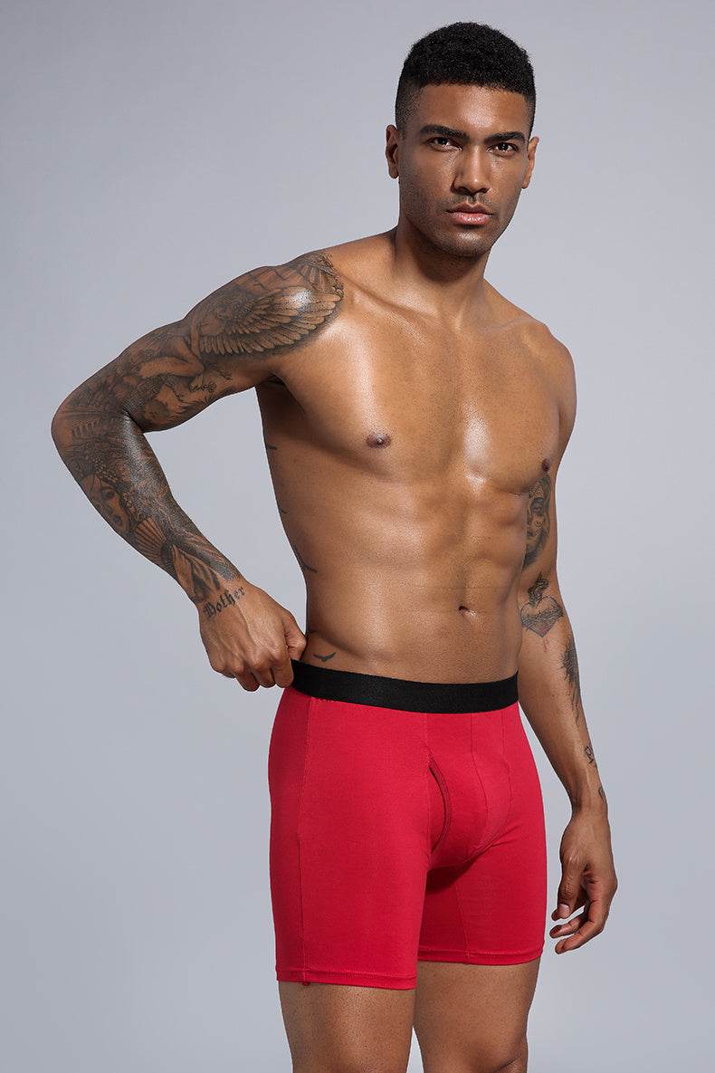 Boxershorts Men Cotton Boxers R Underwear Man Panties - Mubimart