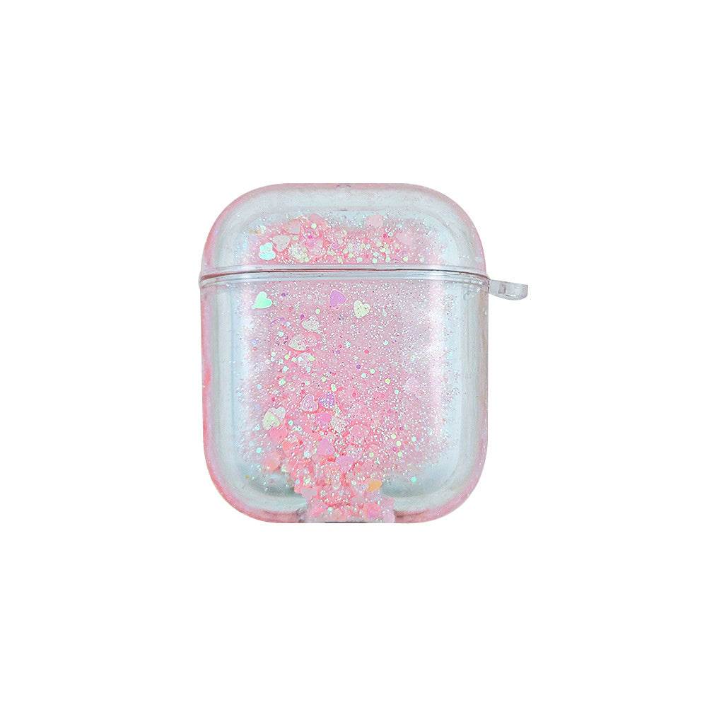 Bluetooth Liquid Quicksand Earphone Case Protection - Mubimart