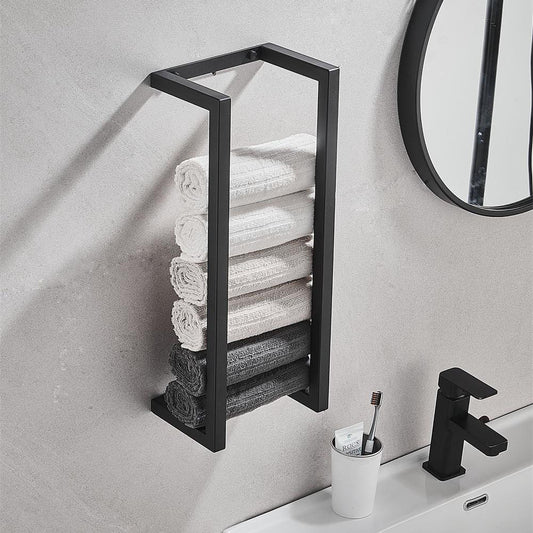 Bathroom Towel Rack Bath Towel Storage Rack Hotel Toilet Towel Roll Stand Dual-use