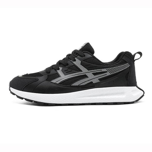 Casual Rubber Non-slip All-matching Popcorn Shock Absorption Sneaker - Mubimart