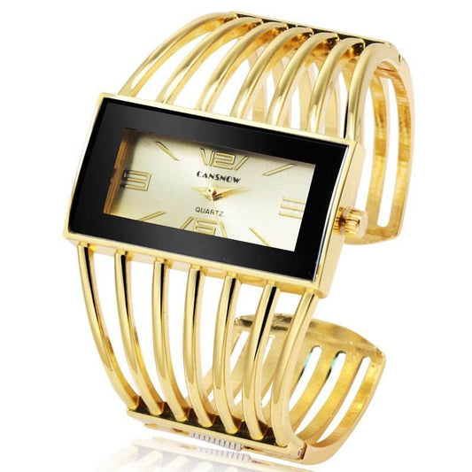 CANSNOW Womens Watch Luxury Fashion Rose Gold Bangle Bracelet Watch Women Dress Clock Female Lady Saati Girls Wristwatch Relojes - Mubimart