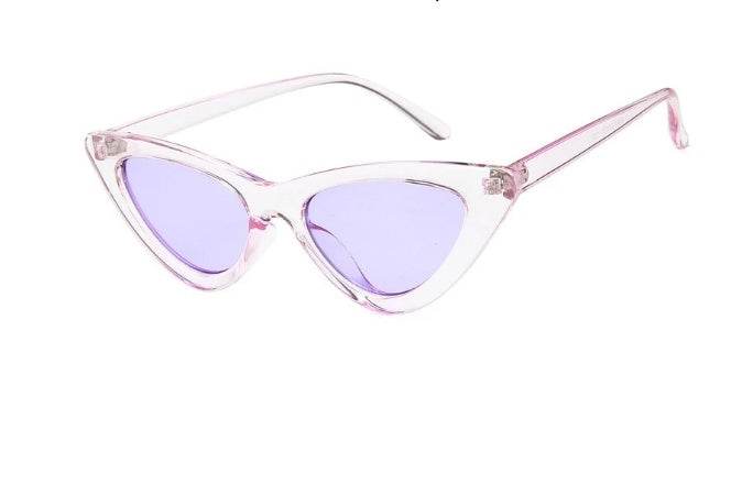 Retro Triangle Cat-eye Sunglasses - Mubimart