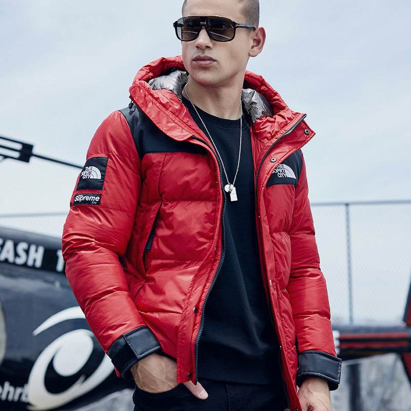 Loose Casual Thick Down Padded Jacket Men - Mubimart