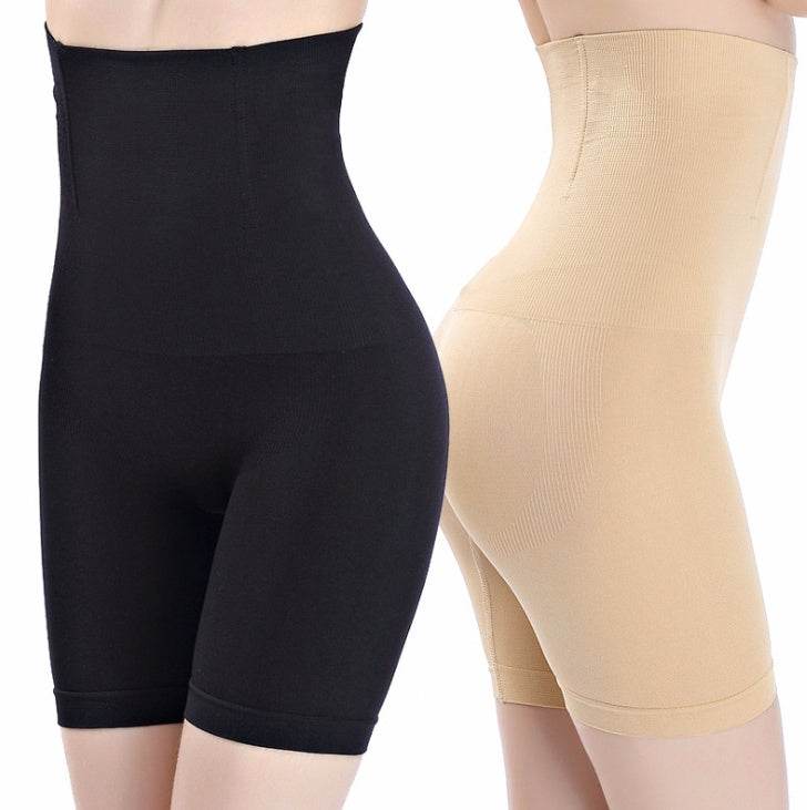 Women High Waist Thigh And Tummy Slimming Shorts - Mubimart