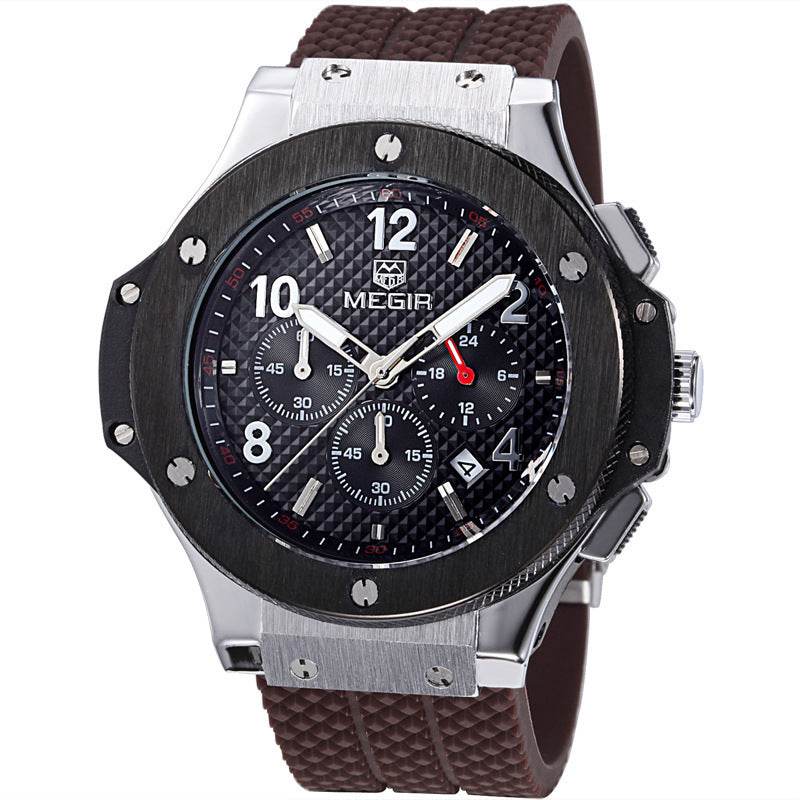 Watches Men Luxury Quartz Wrist Watch Male Sports Military Chronograph Watches - Mubimart