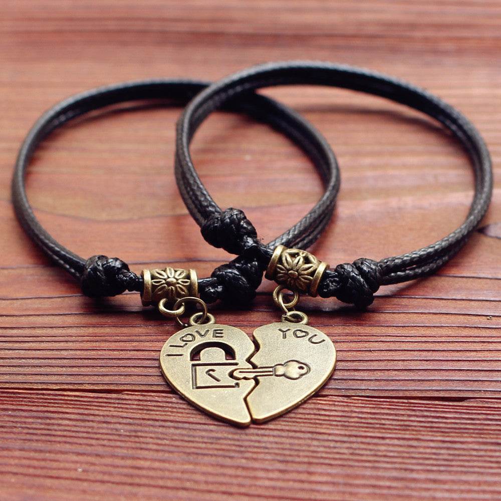 Couple bracelets girlfriends bracelets simple couple accessories - Mubimart