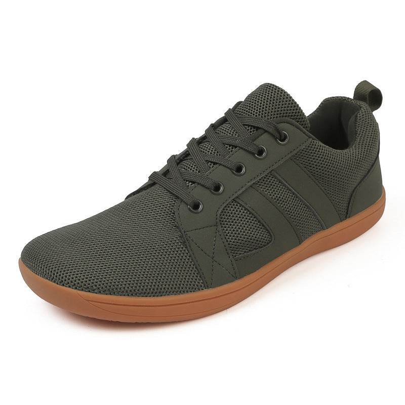 Couple Breathable Lace-up Mesh Shoes Casual Walking Sneakers Men Non-slip Running Sports Shoes Women - Mubimart