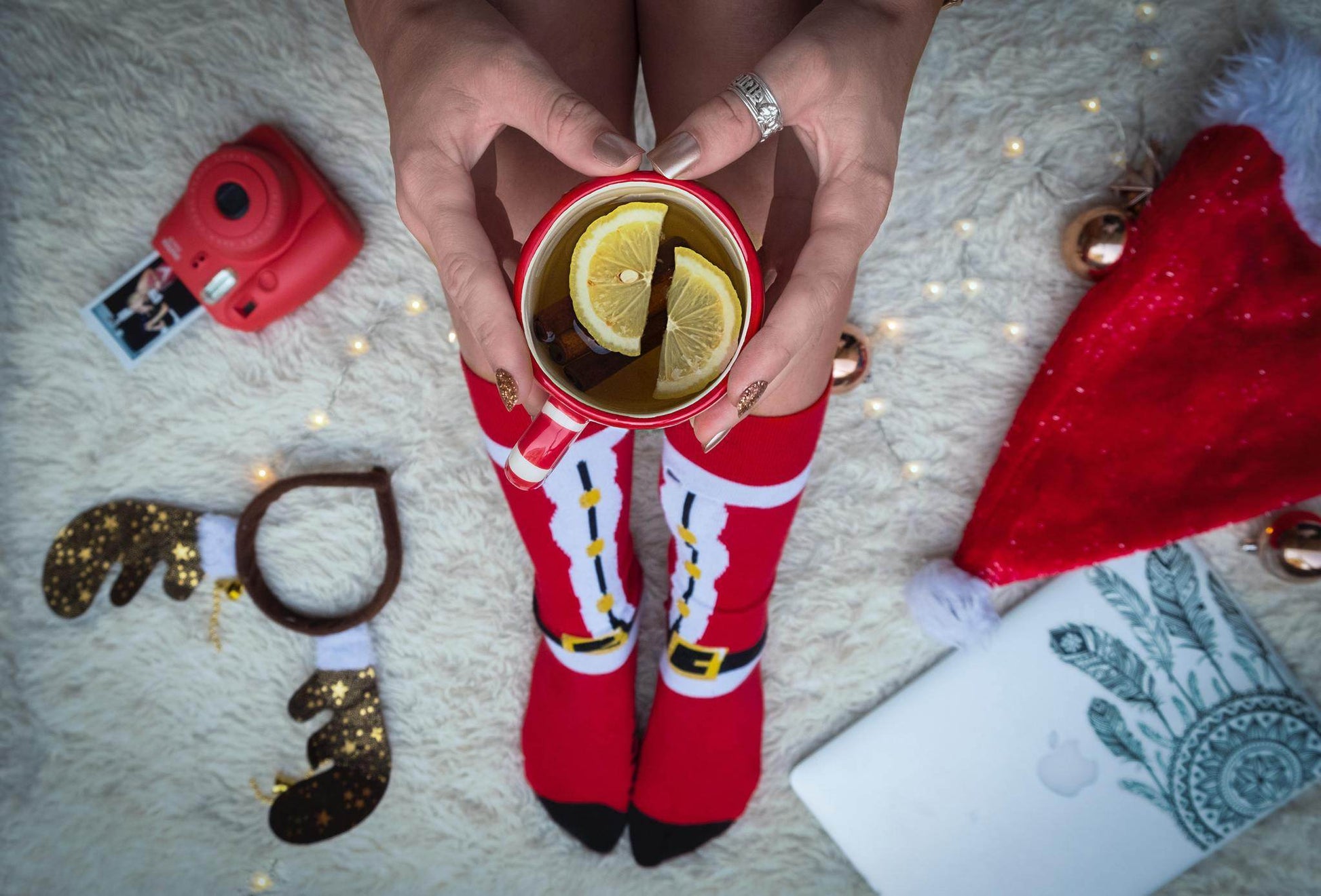 Santa Socks - Christmas Socks - Mubimart