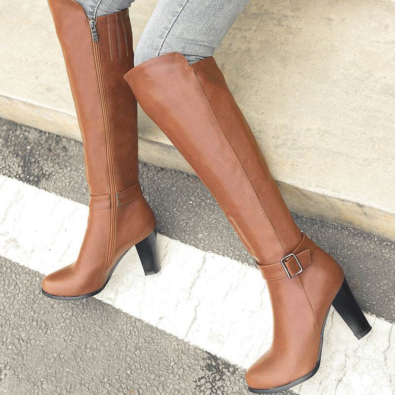 All-match tall boots - Mubimart