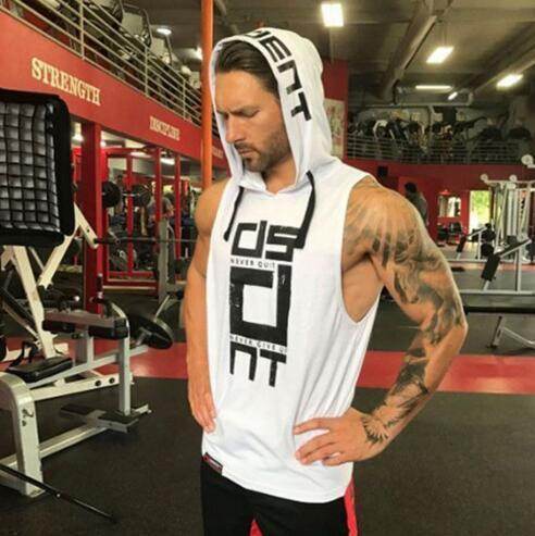 Mens Summer Sleeveless Hoodies - Mubimart