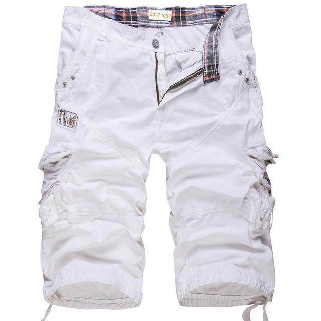 Men Army Cargo Shorts - Mubimart