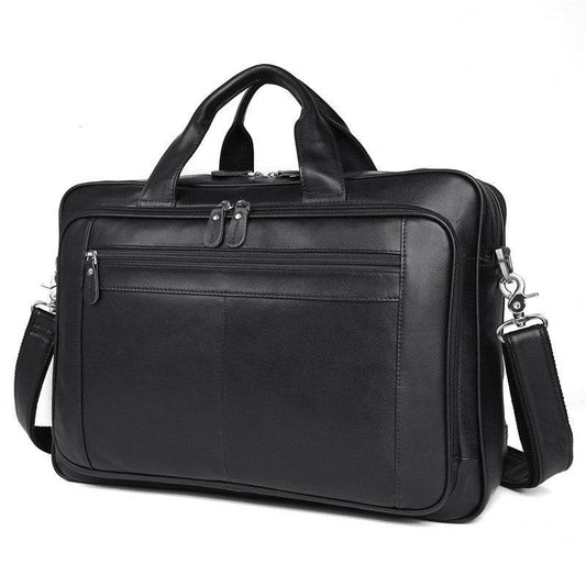 Men's leather briefcase - Mubimart