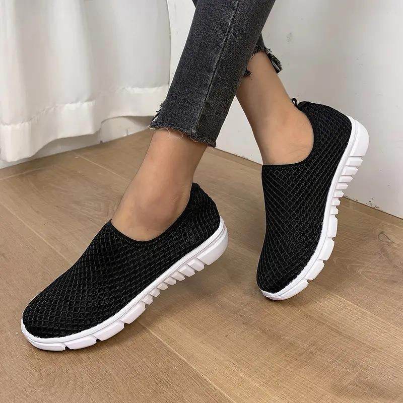 Cnady Color Sports Shoes Summer Walking Running Flats Shoes Women Sneakers - Mubimart