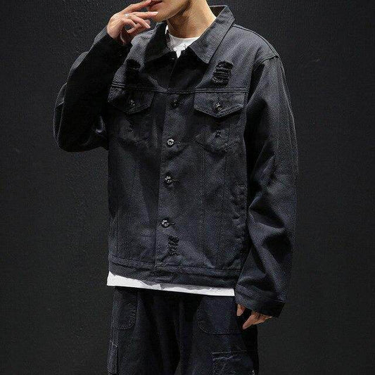 Men's denim jacket - Mubimart