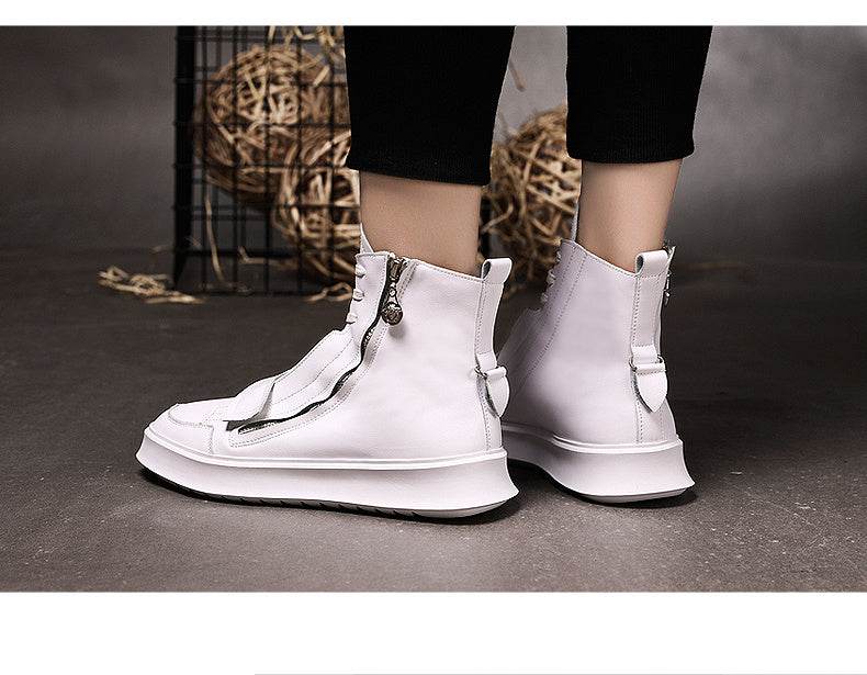 PU leather Men Boots Winter Ankle Boots - Mubimart
