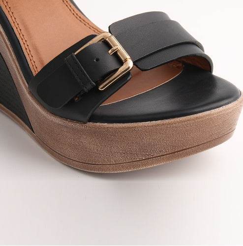 High heel wedge sandals - Mubimart