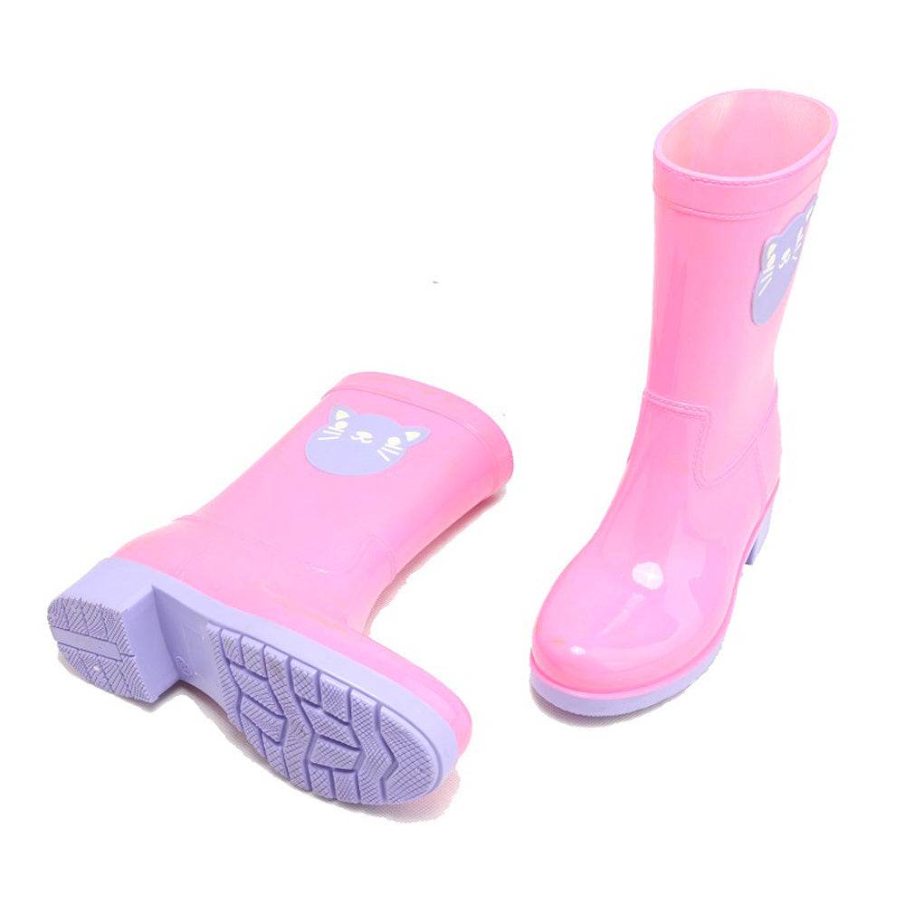 Rubber shoes rain boots - Mubimart