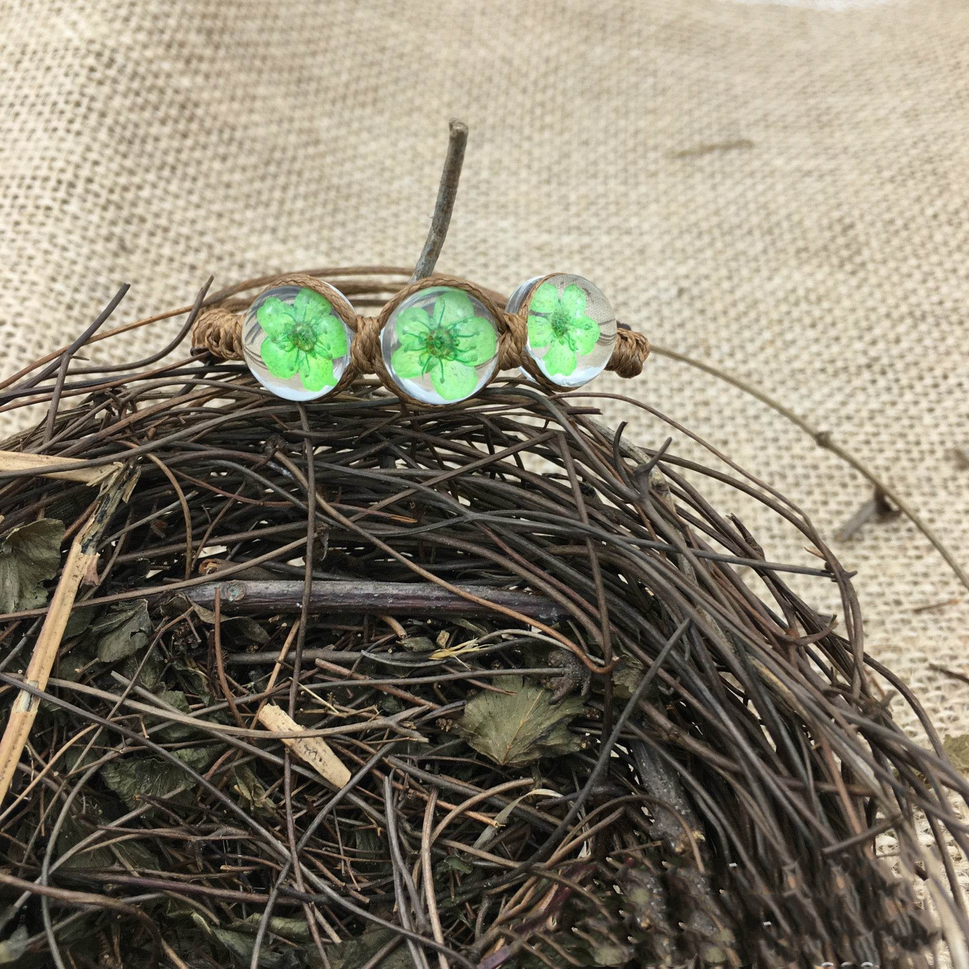 Flower Time Gemstone Bracelet - Mubimart