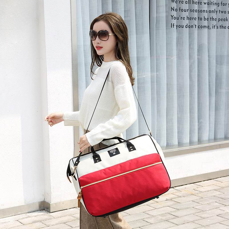 Hand Travel Bag Duffel Bag Female Business Travel Fitness Travel Bag - Mubimart