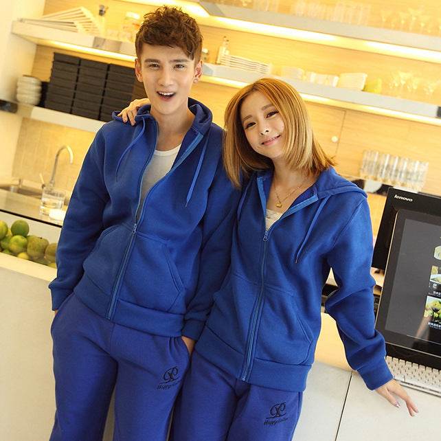 Hooded Pocket Zipper Matching Cardigan Hoodie - Mubimart