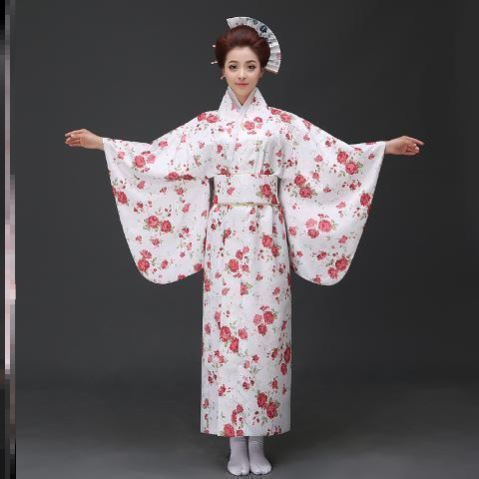 Japanese God Girl Kimono Female Formal Dress - Mubimart -  