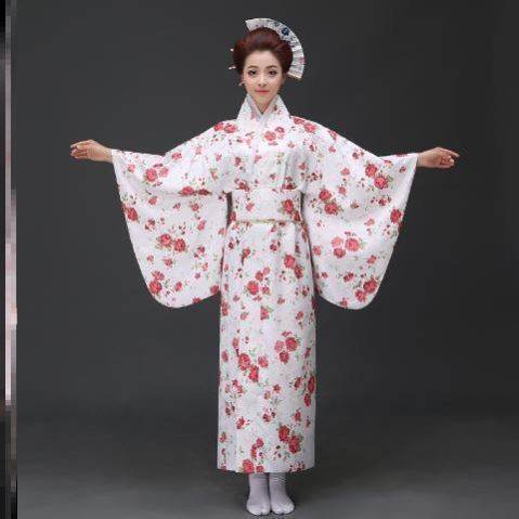 Japanese God Girl Kimono Female Formal Dress - Mubimart