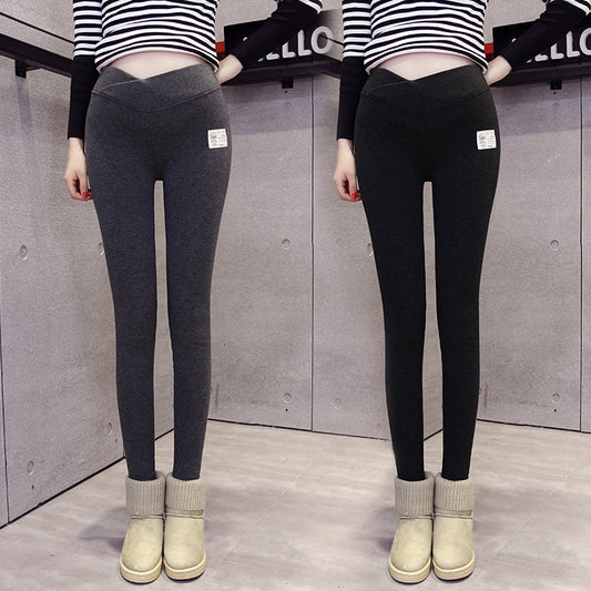 Low waist leggings for pregnant women